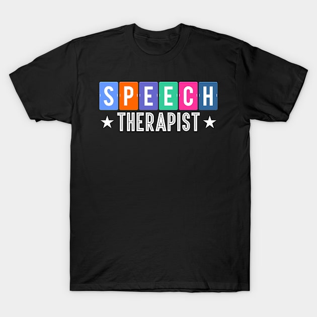 Speech Therapist T-Shirt by Caskara